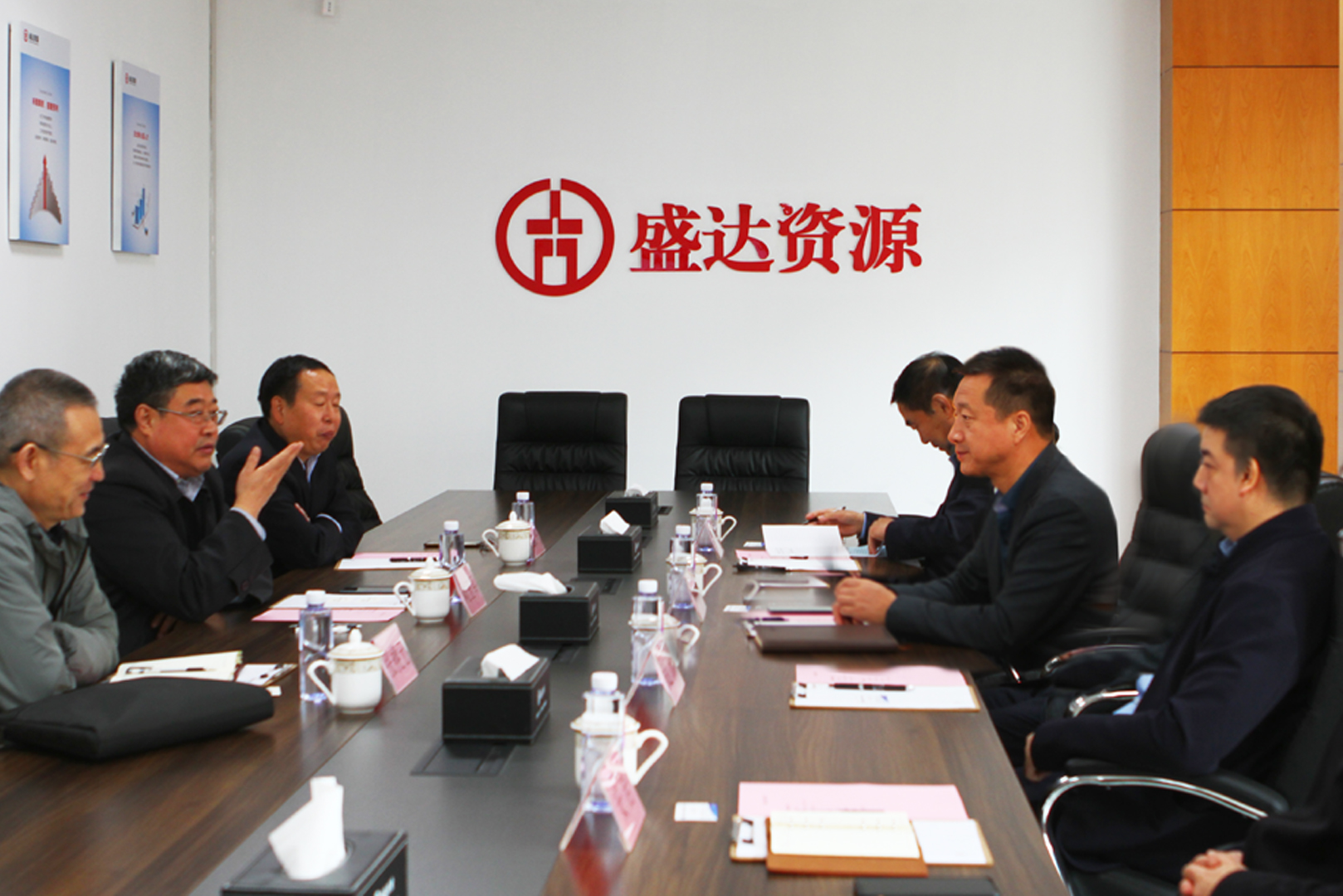 中国华冶科工集团董事长刘玉军率队到访盛达资源